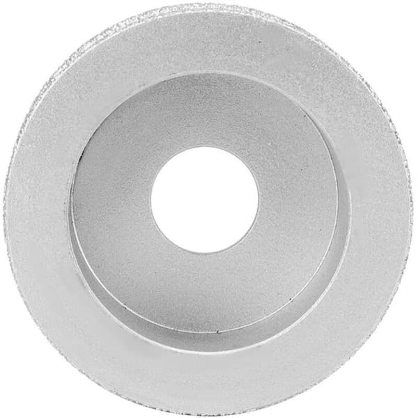 7,3 cm loddet diamant-slibeskive, konkav, til keramik, glas og sten, 2,0 cm