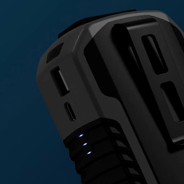 USB Genopladelig Aircondition - 6000mAh Blæser til Udendørs Arbejde og Camping