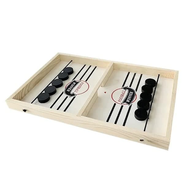 Flying Puck Sling Puck-spill for to