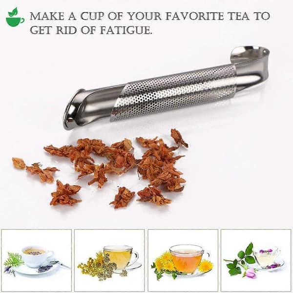 Tesil, 2 stk. te-infuser i rustfrit stål til løs te, urter eller krydderier