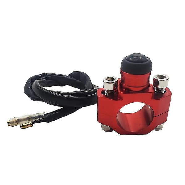 Aluminium Motorcykel Stop Start Kill Switch Knap Til 22mm Styr Atvquad Orange