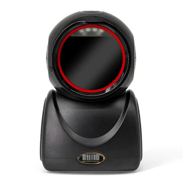 2D Omnidirektionel Stregkodescanner 1D 2D QR-kode Desktop Auto Sense Stregkode USB Data Matrix Læser