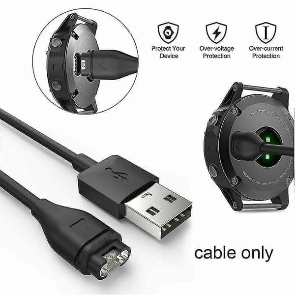 Til Garmin Swim 2/Instinct Tide/Instinct Tactical USB-oplader