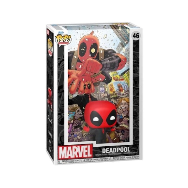 Funko - Marvel - POP! Comic Cover Deadpool (2025) 1 Deadpool i svart kostym 9 cm