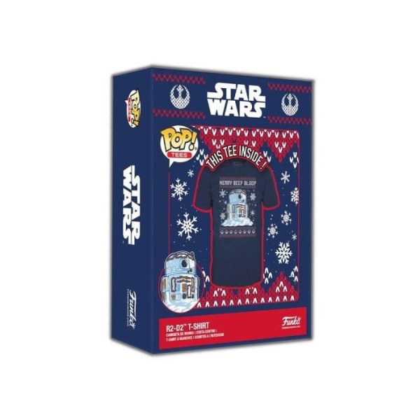 Pocket Pop! &amp; Tee - Star Wars - Holiday R2d2 (mt) Storlek Xl