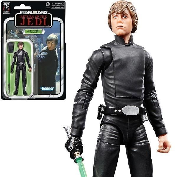 Star Wars The Black Series 40-årsjubileum - HSF7080 - 15 cm ledad figur - Luke Skywalker-karaktär (Jedi Knight)