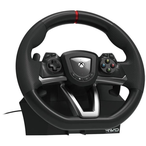 Racing Wheel Overd Drive - HORI - PC, Xbox One och Series X|S - Pedaler ingår - Svart