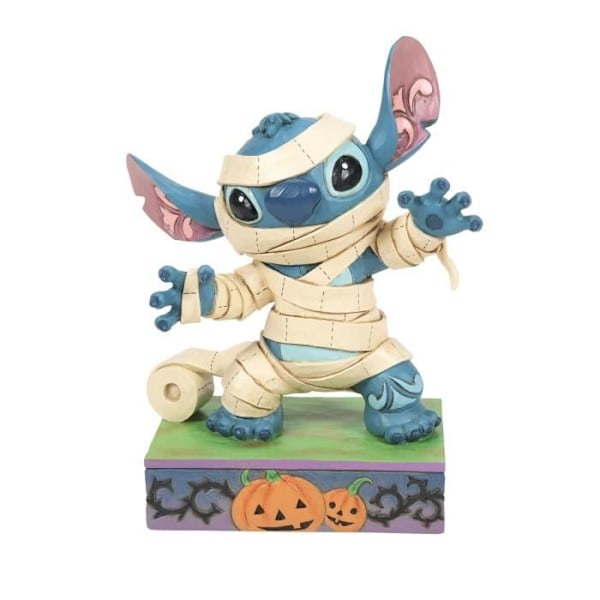 Disney Tradition Figurine - Lilo & Stitch - Stitch Mummy - ENESCO - Höjd 15,5 cm - Vit