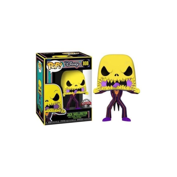 Funko Pop! #808 - The Nightmare Before Christmas - Scary Face Jack(blklt)