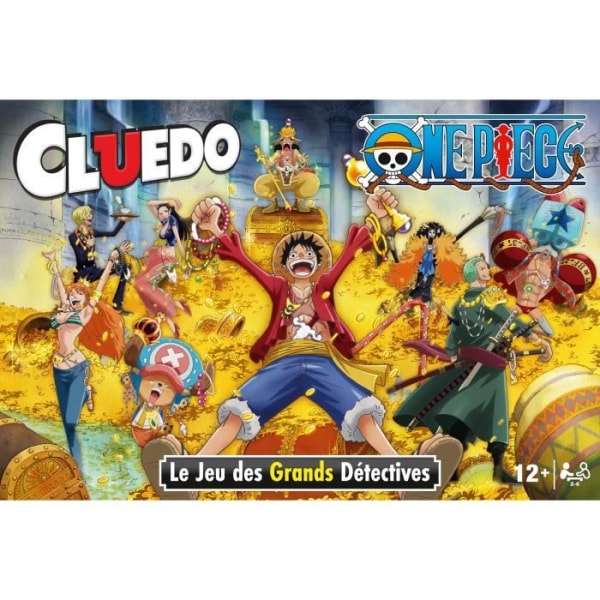 Brädspel - VINNANDE MOVES - Cluedo One Piece - Specialutgåva med Luffys besättning