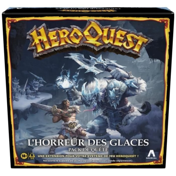 HeroQuest, Ice Horror Expansion, Ages 14+, HeroQuest Game System Required - Avalon Hill