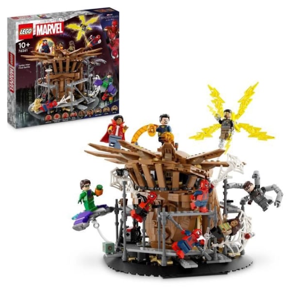 LEGO® Marvel 76261 Spider-Man's Final Battle: No Way Home, Leksak med 3 Peter Parkers, Green Goblin, Electro