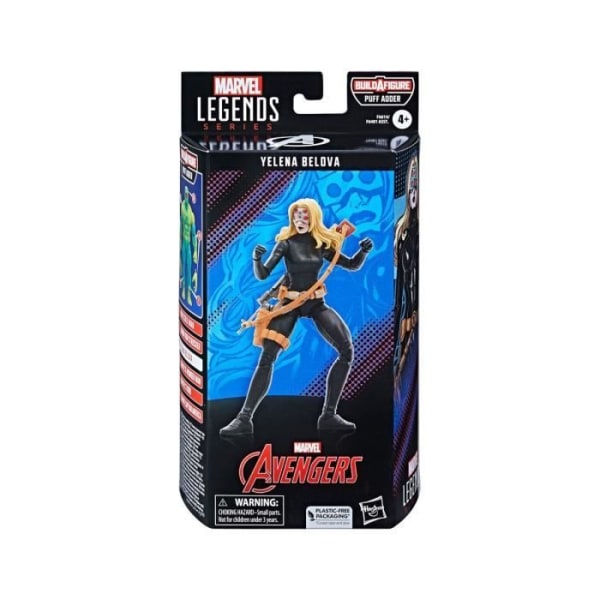 Hasbro - Marvel Legends - Puff Adder BAF Figur: Yelena Belova 15 cm