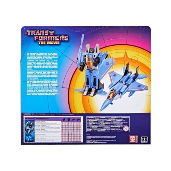 Hasbro - The Transformers: The Movie - Retro Thundercracker Figur 14 cm