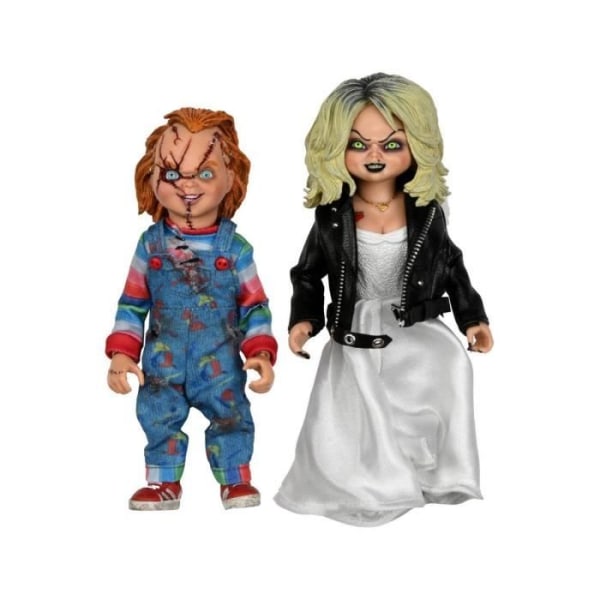 Neca - Bride of Chucky - Förpackning med 2 Klädda &amp; Tiffany-figurer 14 cm