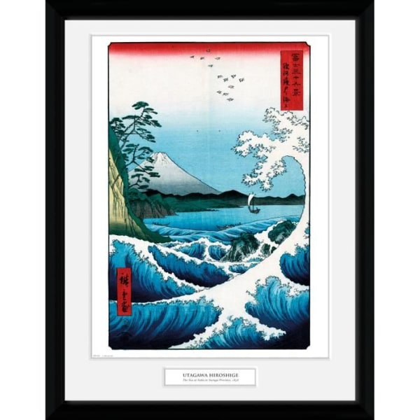 Inramat fotografi Hiroshige Havet vid Satta