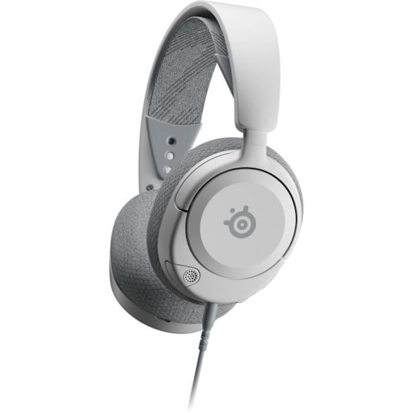 STEELSERIES Arctis Nova 1P White Gaming Headset - Kabelanslutet - Multiplattform - Vit / Grå Vitt och grått