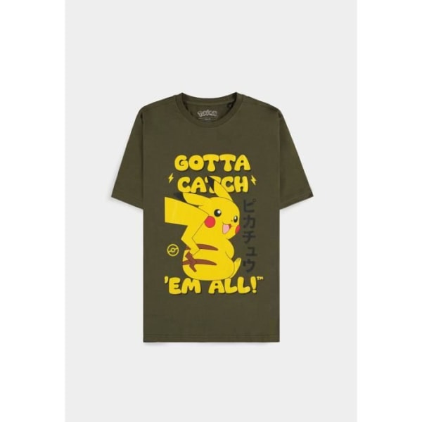 Tshirts-Tshirt - Pokemon - Pikachu Gotta Catch'em All Tshirt Storlek M