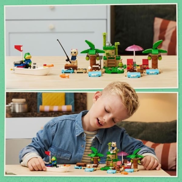 LEGO Animal Crossing 77048 Admiral's Maritime Excursion, kreativ leksak för barn
