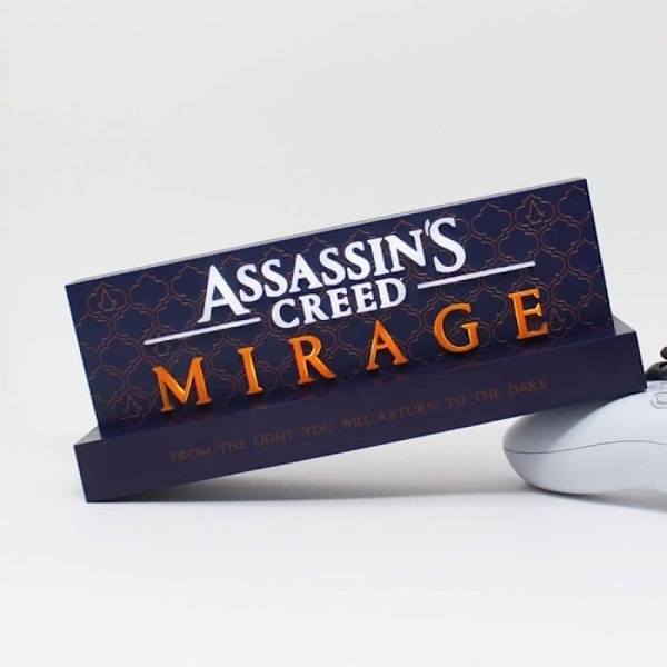 ASSASSIN'S CREED MIRAGE EDITION LED-LAMPA 22 CM NEAMEDIA-IKONER LGHTACM