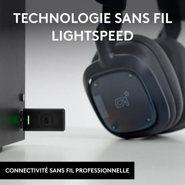 Spelheadset - Trådlöst - Logitech G - A30 - PS, PC, Mobil - Marinblå svart och blått och rött