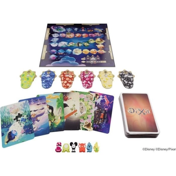 Dixit Disney|Asmodee - Brädspel - Fantasispel - 3 till 6 personer