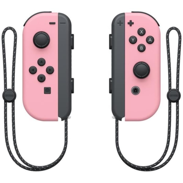 Ett par Pastell Pink Joy-Con-kontroller för Nintendo Switch Pastellrosa