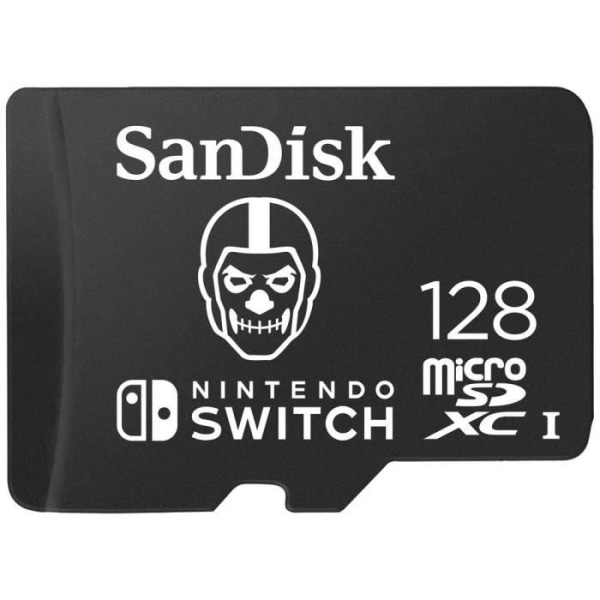 SanDisk microSDXC Extr 128GB (U3/UHS-I/CL.10/R100/W60) Fortnite, Skull Trooper 128 GB UHS-I microSDXC-kort