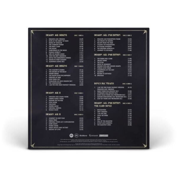 Vinyls-Dragon Age Box Set Edition Gold Vinyl - 4LP