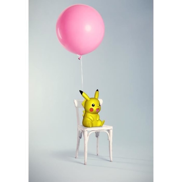 POKEMON Pikachu Ljusfigur 40 cm - Nattlampa för barn