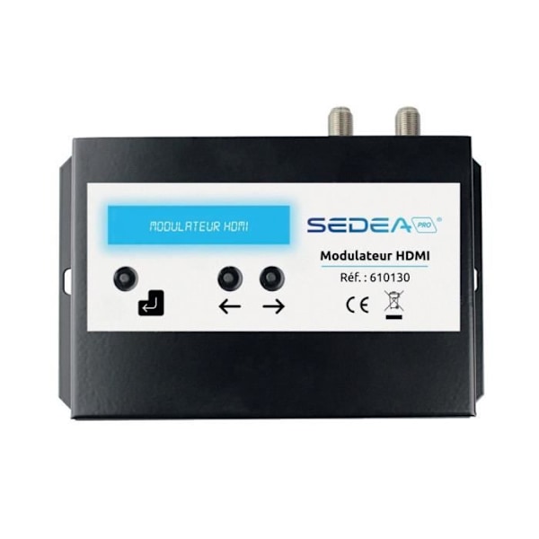 DVB-T COFDM terrestrisk modulator RF-indgang - udgang med F HDMI 610130-stik - HDMI-signaltransmission over koaksialt netværk