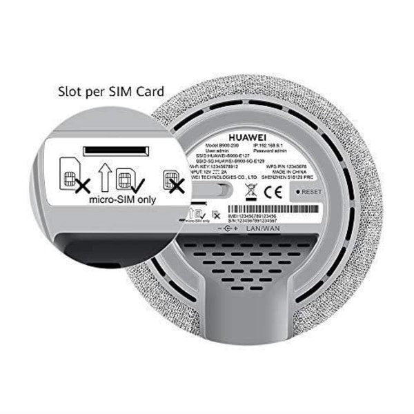 Ansluten högtalare - HUAWEI - AI Cube - Amazon Alexa integrerad - 4G LTE-router - Wi-Fi 802.11ac