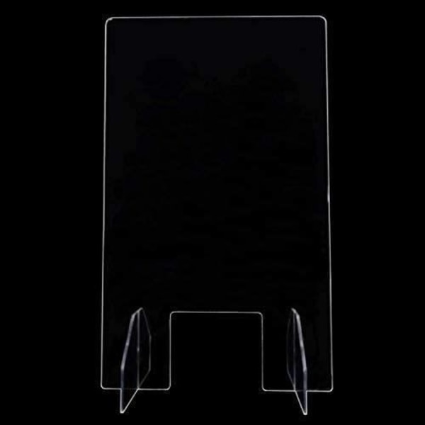 SKÆRMGLAS Gennemsigtig PLEXIGLAS Beskyttelse 35X45CM COUNTER Hjem MODTAGELSE SIDE Adskillelse HYGIAFON A01 Shield
