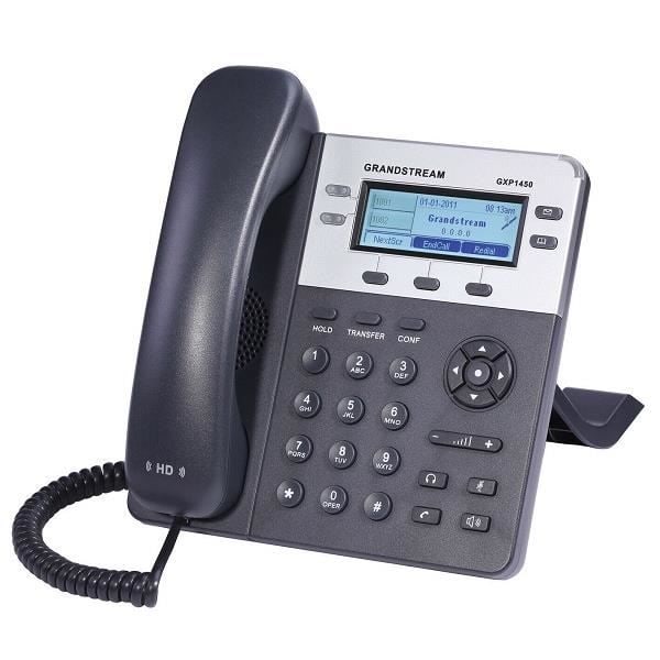 IP-puhelin - Grandstream - GXP1450 - VoIP - 2 linjaa - HD-ääni - Integroitu PoE
