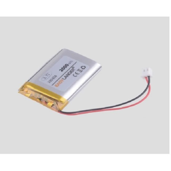 Batteri 2000 mah, ACCU, XHR-2P 2,54 3,7 v lithiumpolymer