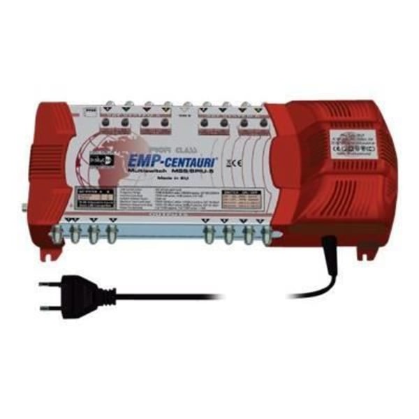 DiSEqC multiple switch - EMP - MS9/8-PIU-5 - 9 indgange - 8 udgange - Strømforsyningsenhed