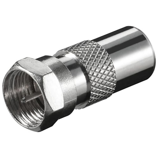 Parti med 10 adaptrar: F-plug> koaxialplugg
