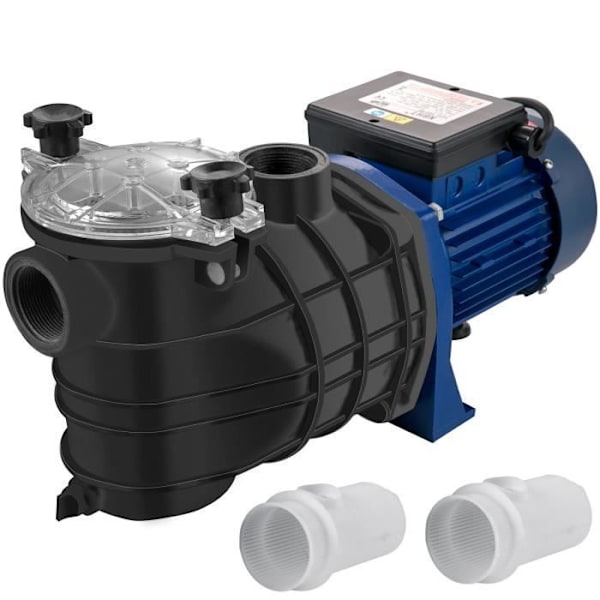 HD4K HCP750 Poolpump - Cirkulation ovan jord - 750W - Max 15000 L/h - Sandfilter