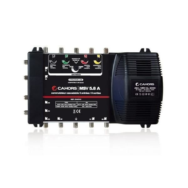 Cahors Multiswitch 5 tuloa (4 SAT + 1 TER) 8 lähtöä