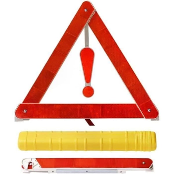 Varoituskolmiot Auto Yellow VestCar Triangle Yellow Vest Velokit auton turvallisuuteenSuuri näkyvyys
