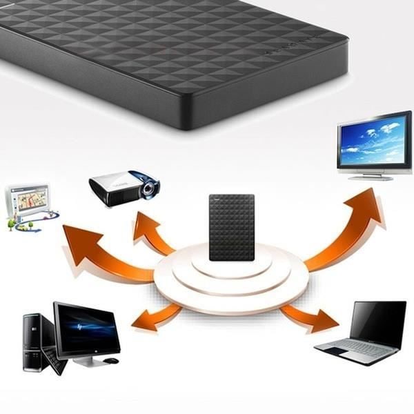 Seagate Expansion bärbar extern hårddisk - 1 TB - USB 3.0 - Svart