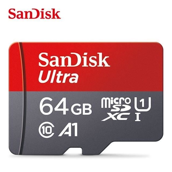 SanDisk 64 G Micro TF SD Class 10 Card + USB 2.0 Reader - alkuperäinen, muistikortti älypuhelimen tablet-kameravalvontaan