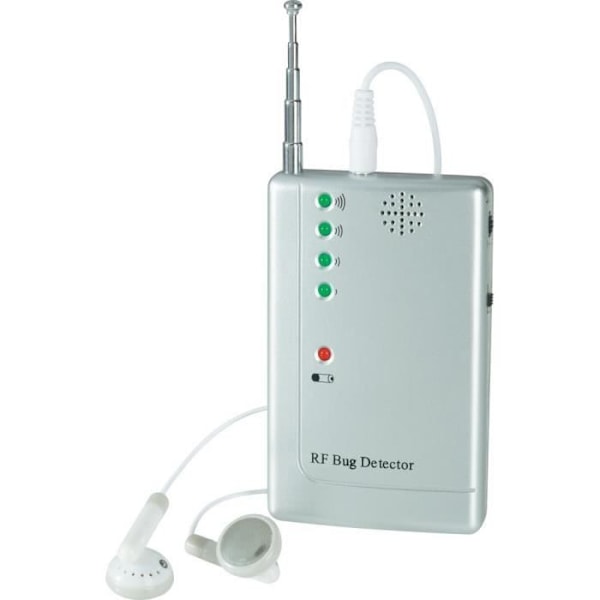 HF senderdetektor (spionmikrofondetektor) fra 1 MHz til 6 GHz