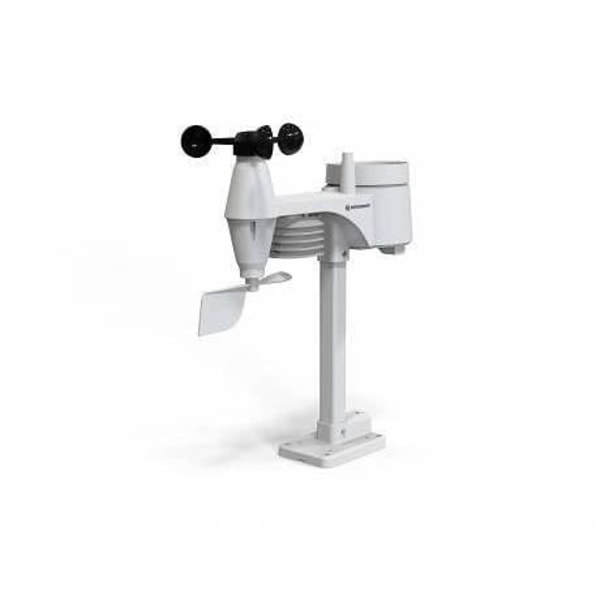 Vejrstation - Bresser - WiFi - 5 i 1 sensor - 5.7 tommer farveskærm - Trådløs sort