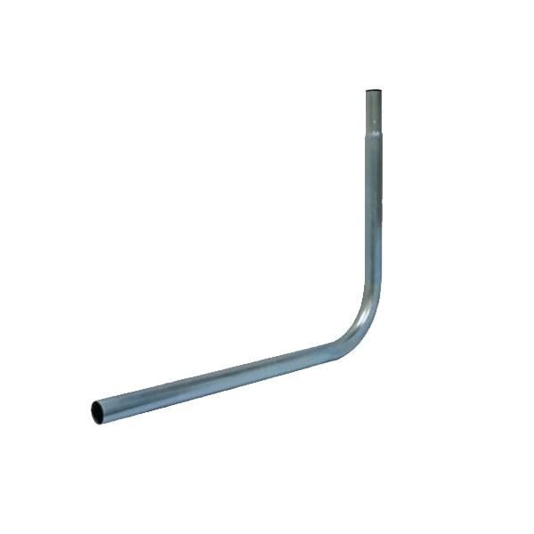 Vinklet offset arm - Ø 50 mm, Offset 910 mm, Højde 730 mm