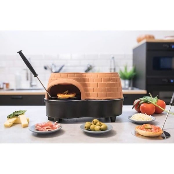 LIVOO PIZZA UUNI Hyvän olon hetkiä - Pizzauuni Pizza Party Duo DOC227 Musta10