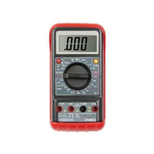 LCD digitalt multimeter 3 1 2 24 områder 10a test