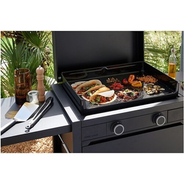 Plancha - FORGE ADOUR - MODERN G 60 A N - 2 Brennere - Gas butan eller propan - 60,5 x 42 cm ATT_COLOR