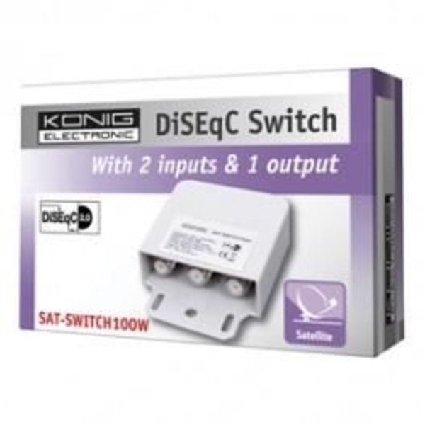switch diseqc 2/1 100 w