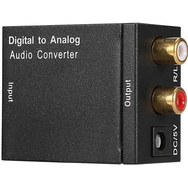Digital till analog ljudomvandlare - Ej specificerad - Modell ej specificerad - Toslink - RCA - Stereo L/R